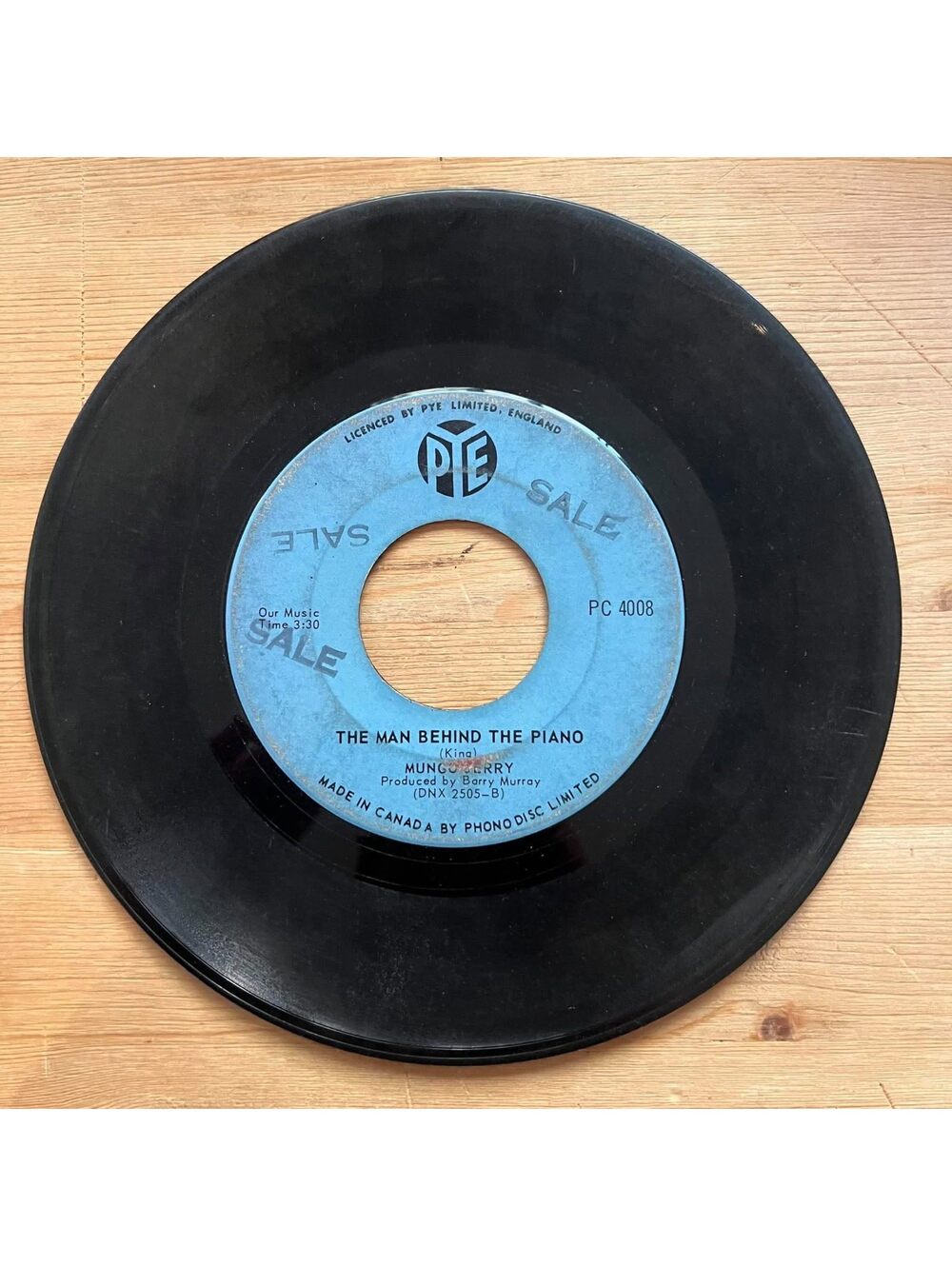 Mungo Berry - The Man Behind the Piano/Baby Jump 45rpm VG+ R12